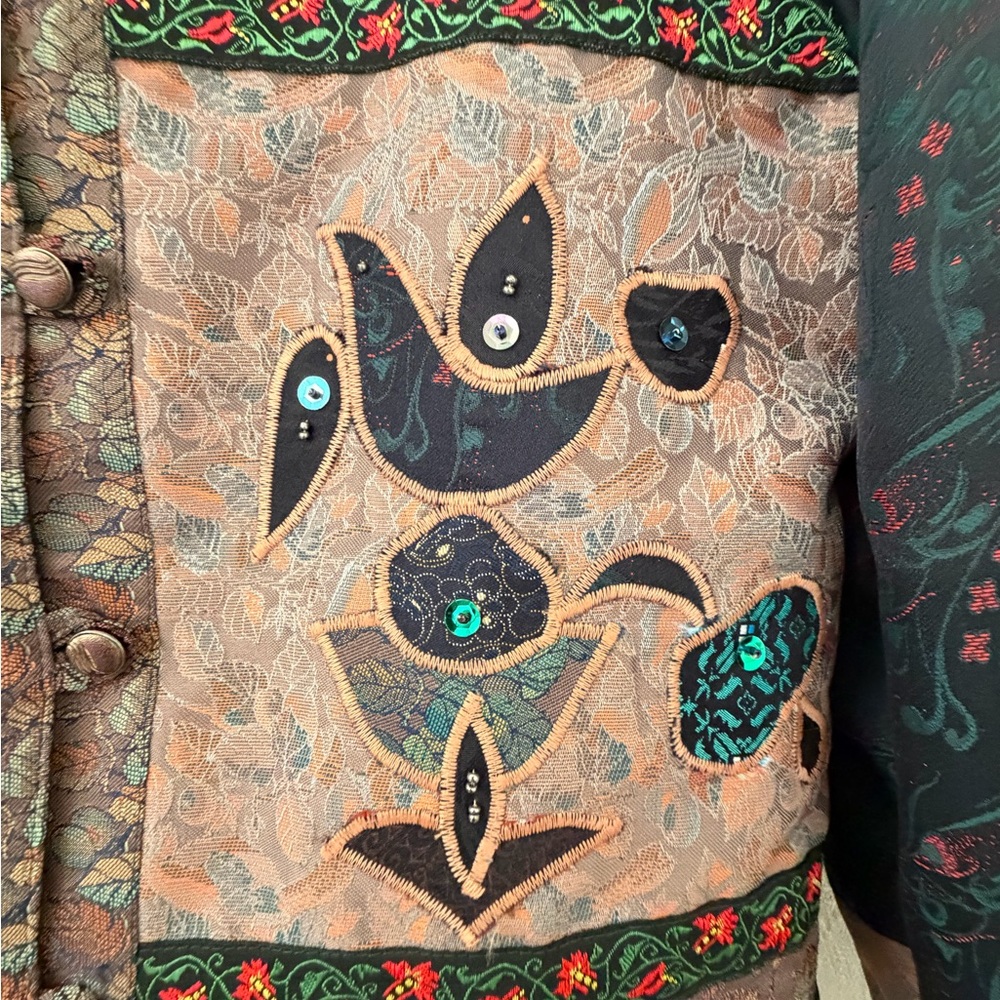 Women's Multicolor Embroidered Jacket - image 3